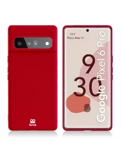 Google Pixel 6 Pro Coque Liquid Silicone - Rouge | Ibroz