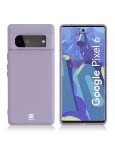 Google Pixel 6 Coque Liquid Silicone - Mauve | Ibroz