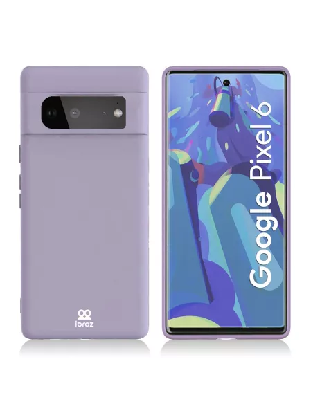 Google Pixel 6 Liquid Silicone Cover - Purple | Ibroz