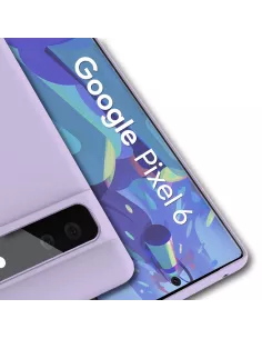 Google Pixel 6 Coque Liquid Silicone - Mauve | Ibroz 2