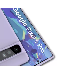 Google Pixel 6 Pro Coque Liquid Silicone - Bleu | Ibroz 2