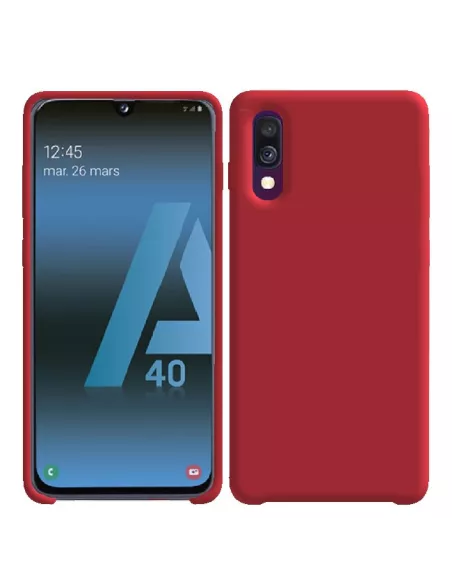 Galaxy A40 Coque Liquid Silicone Soft Touch | Ibroz