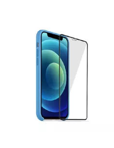 iPhone 12 Mini Coque Liquid Silicone + Verre trempé - Bleu Ciel | I... 2