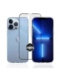 iPhone 13 Pro Coque Bayer Antichoc Ultra Transparente + Verre Tremp...