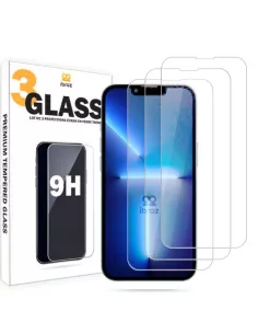 Lot de 3 Protections écran pour iPhone 13 / 13 Pro en verre trempé ...