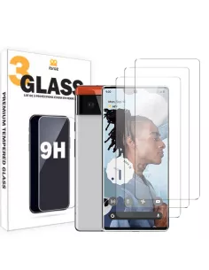 Lot de 3 Protections écran pour Google Pixel 6 en verre trempé - 9H...