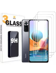 Lot de 3 Protections écran pour Xiaomi Redmi Note 10 Pro en verre t...