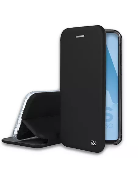 Samsung A52/A52s - Etui Cuir Folio Clam + Verre Trempé 9H - Noir | ...