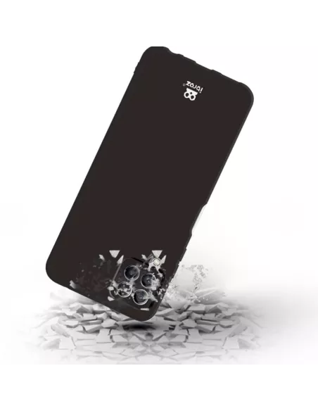 Coque LSR Samsung A22 (4G) Liquide Silicone + Verre trempé 9H - Noi...