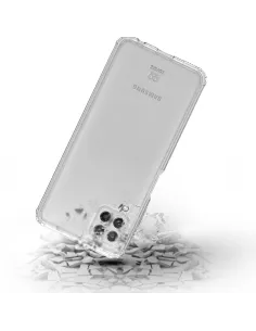 Coque antichocs + Protection écran 9H Samsung A22 4G - Transparent ... 2