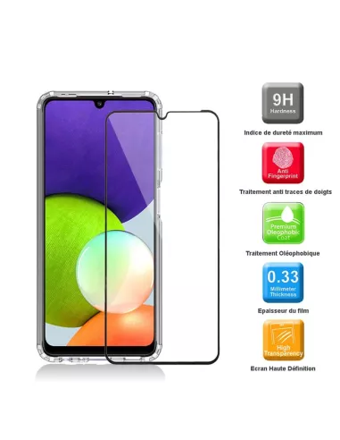 Samsung A22 4G 9H Shockproof Case + Screen Protector - Transparent ...