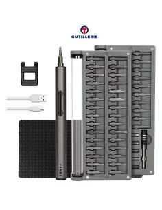 Pack Premium Mini Precision Cordless Screwdriver - 58 pieces + Pla...