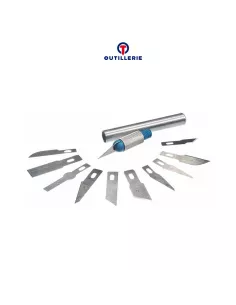 Pack 16 pcs multi-blade cutter -13 blades + 3 handles | Ibroz 2