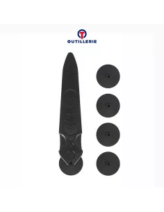 Ouvreur à roulette carbone pour démontage écran smartphone, ordinat...