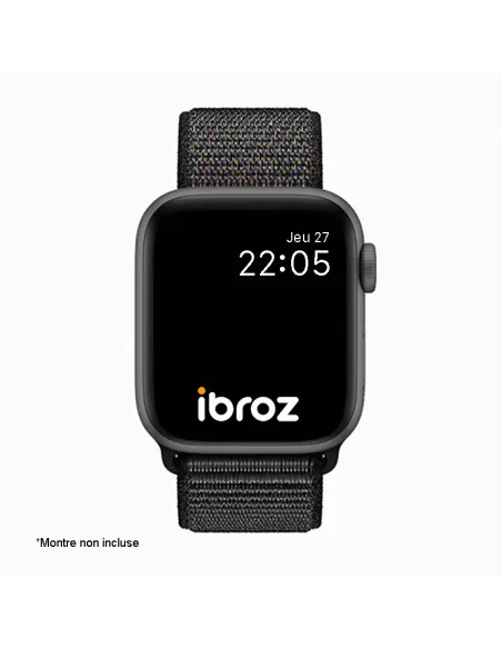 Bracelet Nylon Loop Sport pour Apple Watch 8, 7, 6, SE, 5, 4, 3 - N...