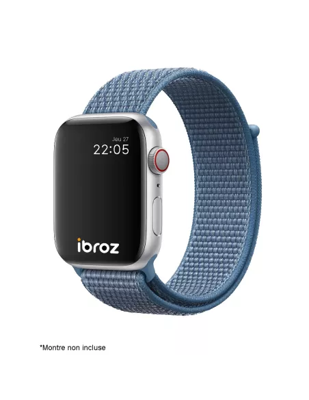 Bracelet Nylon Loop Sport pour Apple Watch 7, 6, SE, 5, 4, 3 - Cold...