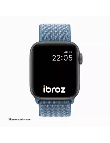 Bracelet Nylon Loop Sport pour Apple Watch 7, 6, SE, 5, 4, 3 - Cold...