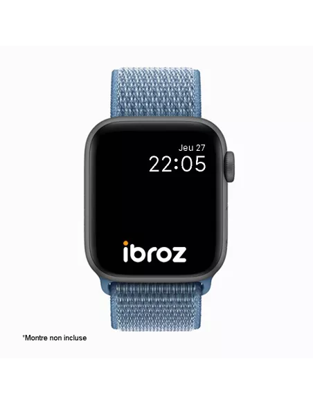 Bracelet Nylon Loop Sport pour Apple Watch 7, 6, SE, 5, 4, 3 - Cold...