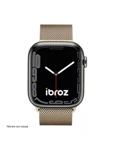 Bracelet Apple Watch 8, 7, 6, SE, 5, 4, 3 - Maille milanaise acier ... 2
