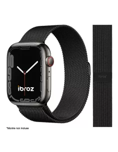 Apple Watch Band 8, 7, 6, SE, 5, 4, 3 - Stainless Steel Milanese ...