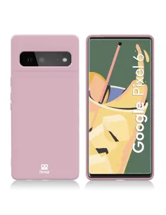 Google Pixel 6 Coque Liquid Silicone - Rose | Ibroz