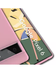 Google Pixel 6 Coque Liquid Silicone - Rose | Ibroz 2