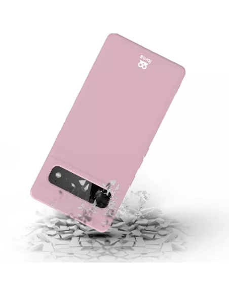 Google Pixel 6 Coque Liquid Silicone - Rose | Ibroz