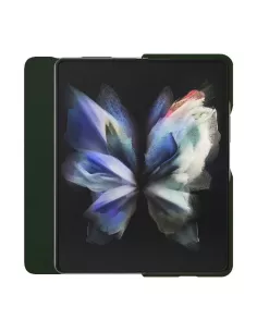Samsung Galaxy Z Fold 3 (5G) - Etui Flip Cuir Véritable - Vert Sequ... 2