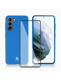 Samsung Galaxy S21 (5G) Coque Liquid Silicone + Protection Ecran (5...