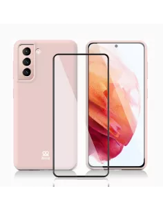 Samsung Galaxy S21 (5G) Coque Liquid Silicone + Protection Ecran (5...