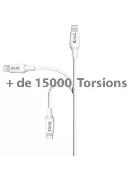 Câble iPhone, iPad, AirPod - Lightning vers USB-C (30W-3A) - Fast C...