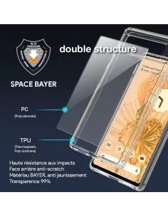 Google Pixel 6 Pro - Space Bayer - Shockproof Case Double Protectio... 2