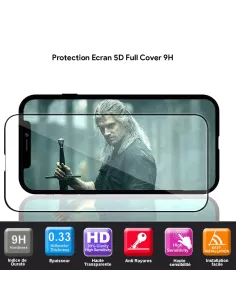 Apple iPhone 13 (6.1") Coque Liquid Silicone + Verre Trempé 9H (5D)... 2