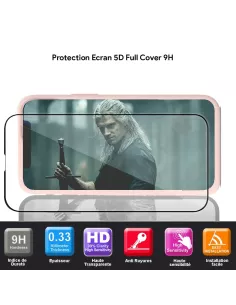 Apple iPhone 13 (6.1") Coque Liquid Silicone + Verre Trempé 9H (5D)... 2