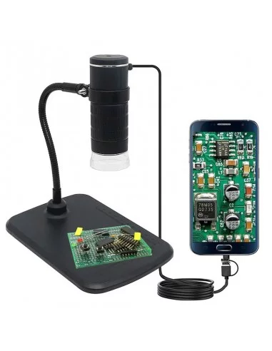 Microscope Digital Connecté - 1000x pour réparation électronique smartphone tablette