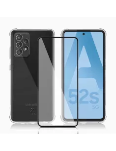 Samsung Galaxy A52-A52s Pack Coque antichocs + Protection écran 9H ...
