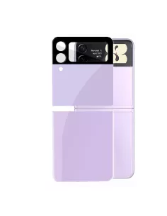 Samsung Galaxy Z Flip 3 Protection arrière en verre trempé - Mauve ...