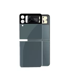 Samsung Galaxy Z Flip 3 Protection arrière en verre trempé - Vert d...