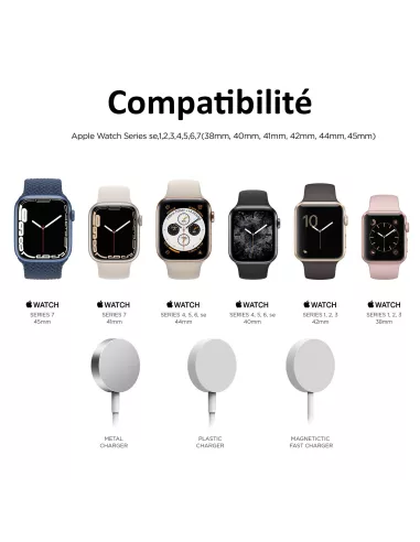 Aluminum charging stand for Apple Watch...