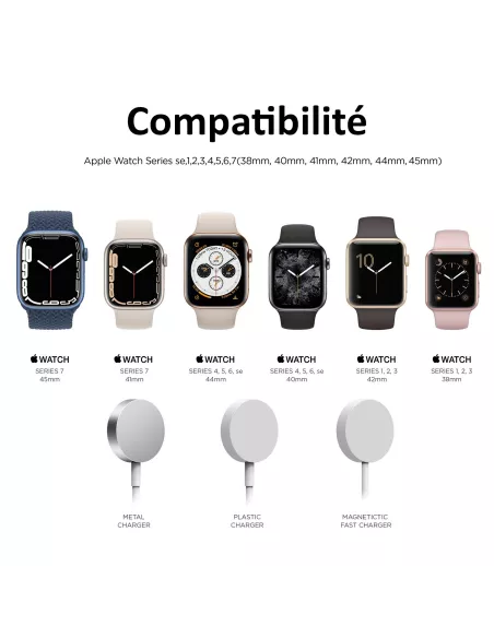 Aluminum charging stand for Apple Watch...