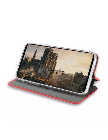 Galaxy S10+ Etui Cuir Folio CLAM | Ibroz