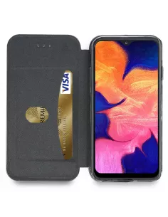 Samsung Galaxy A10 Etui Cuir Folio CLAM | Ibroz 2