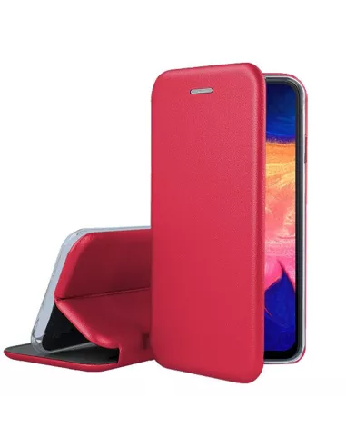 Samsung Galaxy A10 Leather Case Folio CLAM | Ibroz