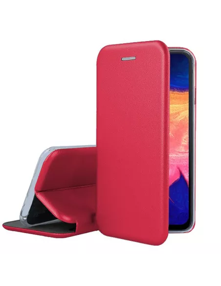 Samsung Galaxy A10 Leather Case Folio CLAM | Ibroz