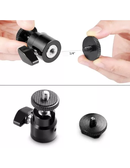 Adaptateur moniteur et Gopro rotule pivotante sur Reflex | Ibroz