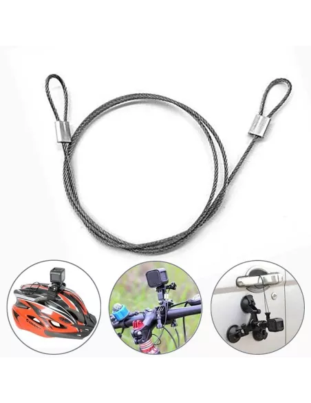 Steel cable for Gopro and sport cameras | Ibroz