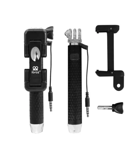 Perche Selfie Pocket pour Vidéos, Vlogs Gopro et Smartphones | Ibroz