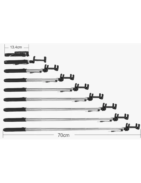 Perche Selfie Pocket pour Vidéos, Vlogs Gopro et Smartphones | Ibroz