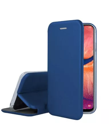 Samsung Galaxy A20e Leather Case Folio CLAM | Ibroz