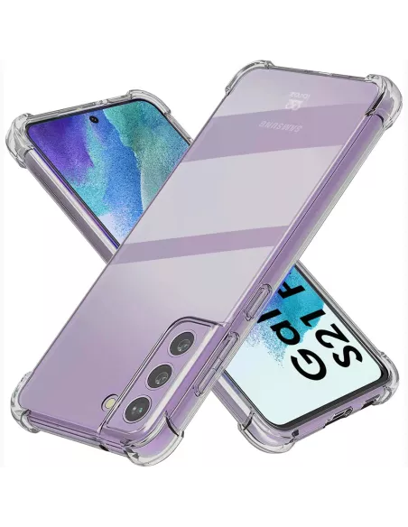 Samsung Galaxy S21 FE Pack Coque antichocs + Protection Ecran 9H - ...